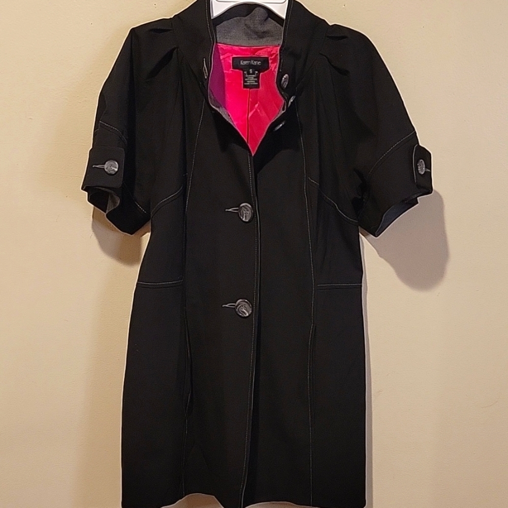 ❤️ NWOT! KAREN KANE SHORT SLEEVE JACKET, SMALL - Picture 2 of 11
